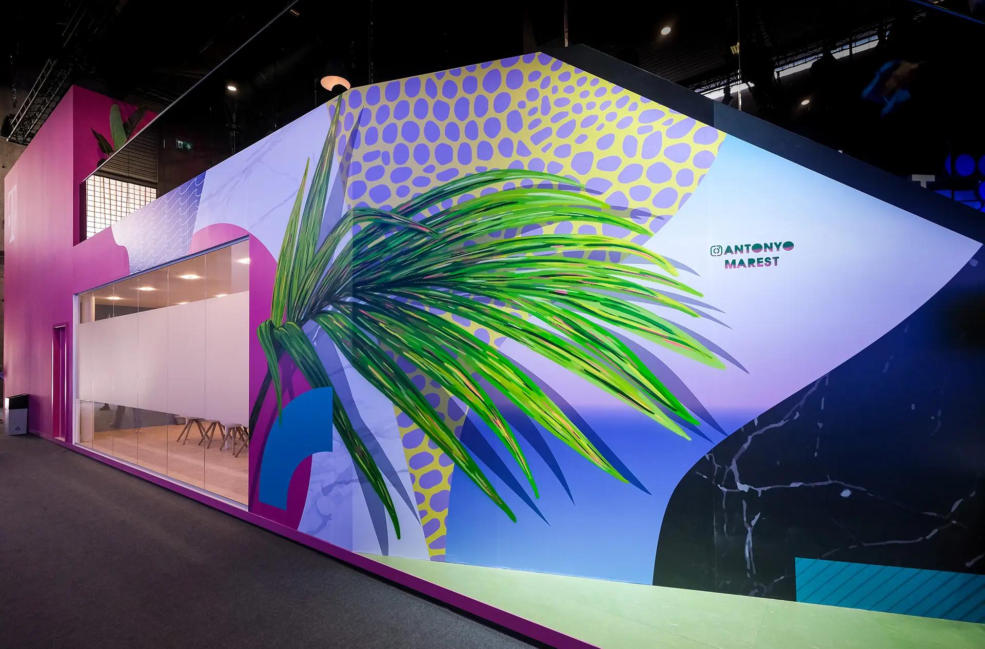 Deutsche Telekom at MWC 2022 – Art with Antonyo Marest